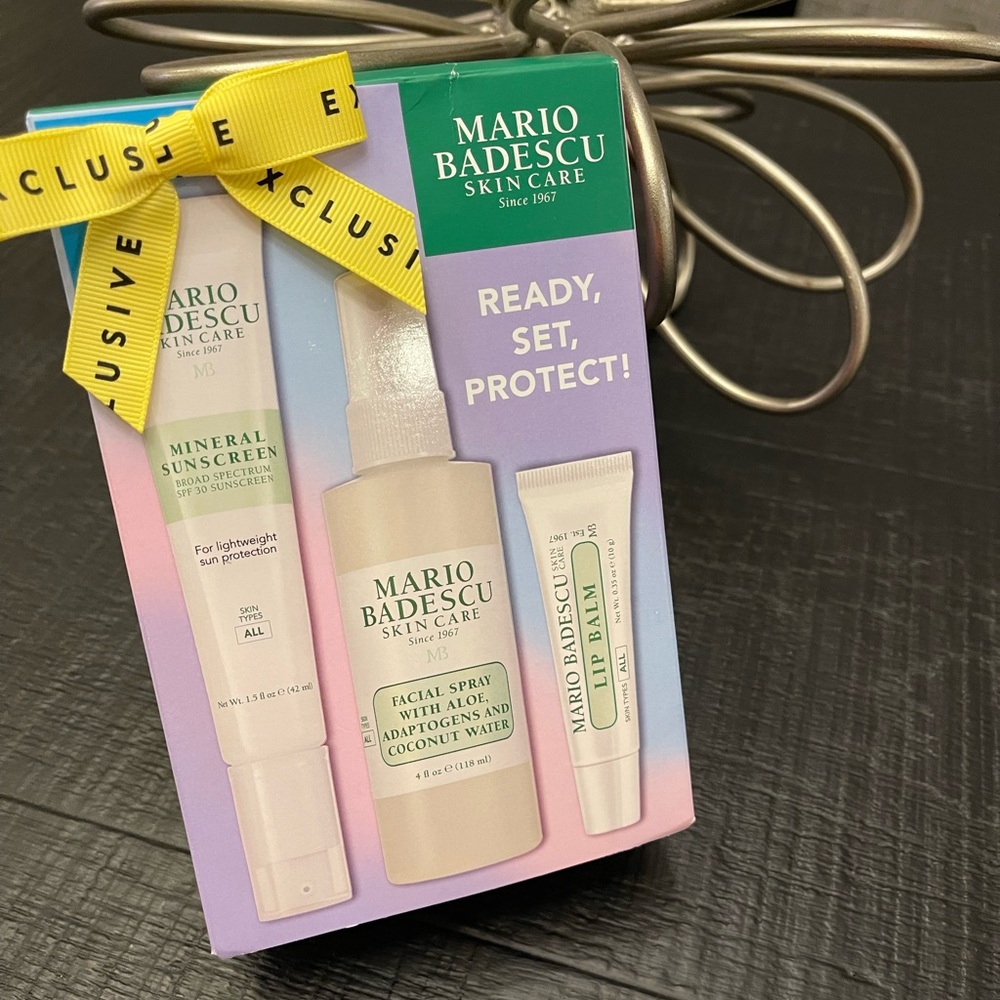 MARIO BADESCU MINERAL SUNSCREEN, COCONUT FACE SPRAY & LIP BALM NWT